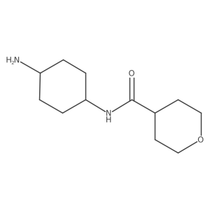 N-(4-aminocyclohexyl)oxane-4-carboxamide结构式
