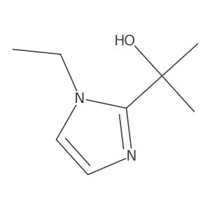 2-(1-ethyl-1H-imidazol-2-yl)propan-2-ol结构式