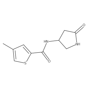 4-methyl-N-(5-oxopyrrolidin-3-yl)thiophene-2-carboxamide Structure