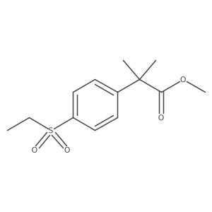Methyl 2-(4-ethylsulfonylphenyl)-2-methylpropanoate Structure