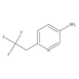 6-(2,2,2-Trifluoroethyl)pyridin-3-amine结构式