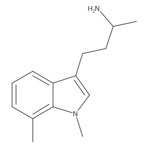 4-(1,7-Dimethyl-1H-indol-3-yl)butan-2-amine结构式