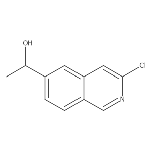 (R)-1-(3-Chloro-isoquinolin-6-yl)-ethanol Structure