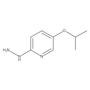 2-Hydrazineyl-5-isopropoxypyridine Structure