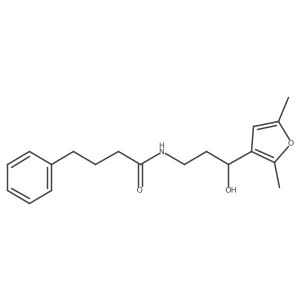 N-[3-(2,5-Dimethylfuran-3-YL)-3-hydroxypropyl]-4-phenylbutanamide结构式