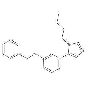 1-Butyl-5-(3-benzyloxyphenyl)-1H-imidazole Structure