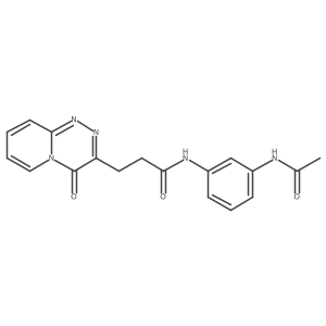 N-(3-acetamidophenyl)-3-(4-oxo-4H-pyrido[2,1-c][1,2,4]triazin-3-yl)propanamide Structure