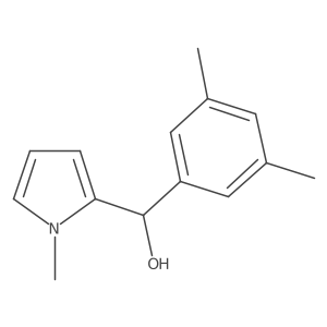 3,5-Dimethylphenyl-(1-methyl-2-pyrrolyl)methanol结构式