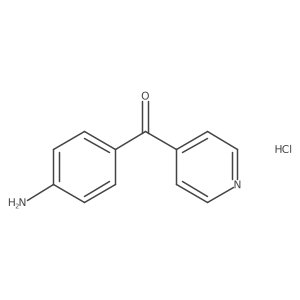 (4-Aminophenyl)(pyridin-4-yl)methanonehydrochloride Structure