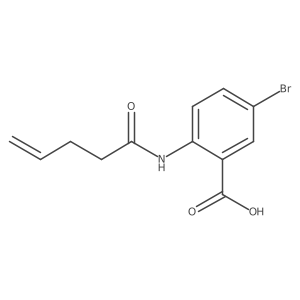 Benzoic acid, 5-bromo-2-[(1-oxo-4-penten-1-yl)amino]-结构式