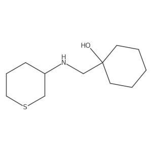 1-{[(Thian-3-yl)amino]methyl}cyclohexan-1-ol结构式