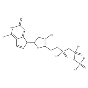 2'-Deoxy-7-deazaisoguanosine triphosphate结构式
