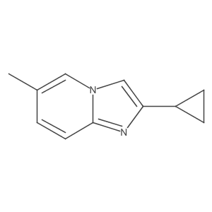 2-Cyclopropyl-6-methylimidazo[1,2-a]pyridine结构式