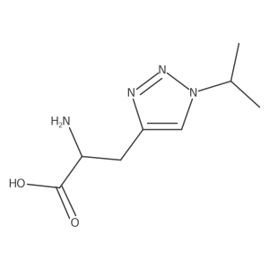 2-amino-3-[1-(propan-2-yl)-1H-1,2,3-triazol-4-yl]propanoic acid Structure