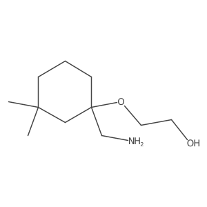 2-{[1-(Aminomethyl)-3,3-dimethylcyclohexyl]oxy}ethan-1-ol Structure