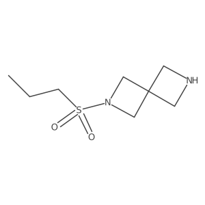 2-(Propylsulfonyl)-2,6-diazaspiro[3.3]heptane Structure