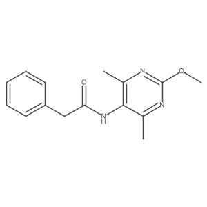 N-(2-methoxy-4,6-dimethylpyrimidin-5-yl)-2-phenylacetamide Structure