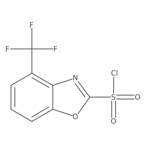 4-(Trifluoromethyl)benzo[d]oxazole-2-sulfonyl chloride Structure