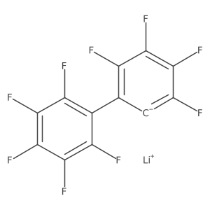 Lithium;1,2,3,4,5-pentafluoro-6-(2,3,4,5-tetrafluorobenzene-6-id-1-yl)benzene Structure