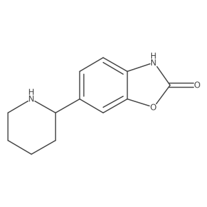 6-(2-Piperidinyl)-2(3h)-benzoxazolone Structure