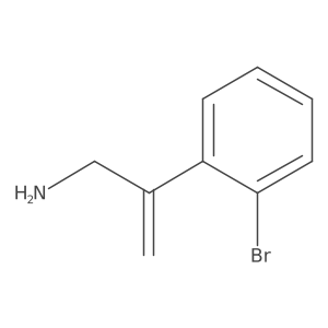 2-(2-Bromophenyl)prop-2-en-1-amine结构式