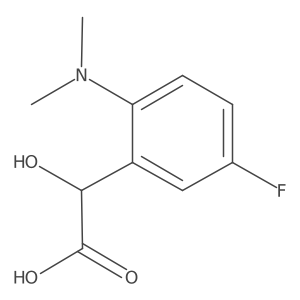 2-[2-(Dimethylamino)-5-fluorophenyl]-2-hydroxyacetic acid结构式