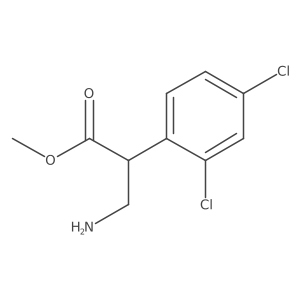 Methyl 3-amino-2-(2,4-dichlorophenyl)propanoate Structure