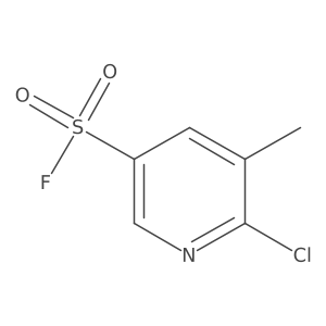 6-Chloro-5-methylpyridine-3-sulfonyl fluoride Structure