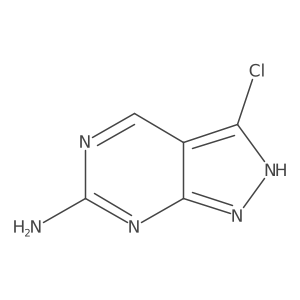 3-Chloro-1H-pyrazolo[3,4-d]pyrimidin-6-amine Structure