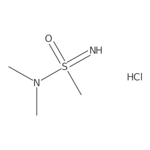 N,N-dimethylmethanesulfonoimidamide hydrochloride结构式