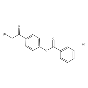 4-Glycylphenyl benzoate hcl Structure