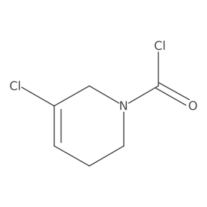 5-Chloro-1,2,3,6-tetrahydropyridine-1-carbonyl chloride结构式