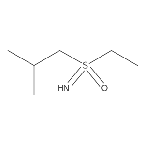 Ethyl(imino)(2-methylpropyl)-lambda6-sulfanone Structure