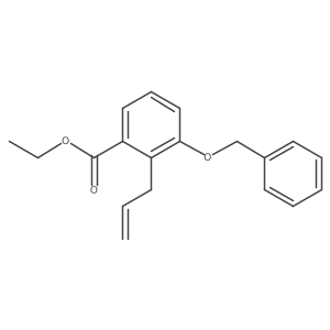 Ethyl 2-allyl-3-benzyloxybenzoate Structure