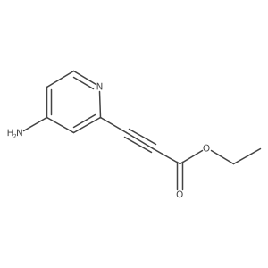Ethyl 3-(4-aminopyridin-2-yl)prop-2-ynoate Structure