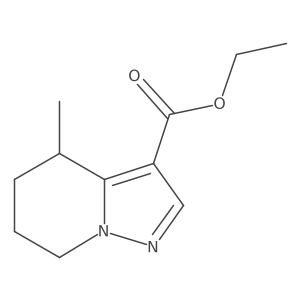 Ethyl 4-methyl-4,5,6,7-tetrahydropyrazolo[1,5-a]pyridine-3-carboxylate结构式