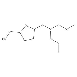 rac-[(2R,5S)-5-[(dipropylamino)methyl]oxolan-2-yl]methanol Structure