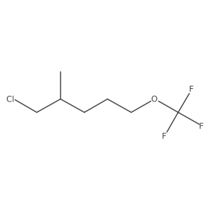 1-Chloro-2-methyl-5-(trifluoromethoxy)pentane结构式