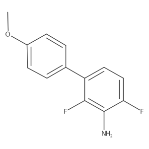 2,6-Difluoro-3-(4-methoxyphenyl)aniline Structure