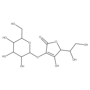 L-Ascorbic acid 2-glucoside结构式