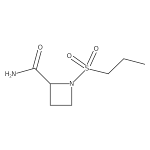 1-(Propane-1-sulfonyl)azetidine-2-carboxamide结构式