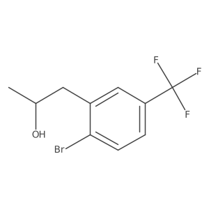 (2R)-1-[2-bromo-5-(trifluoromethyl)phenyl]propan-2-ol Structure