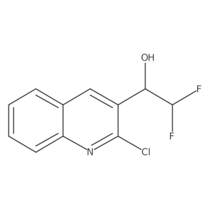 1-(2-Chloroquinolin-3-yl)-2,2-difluoroethan-1-ol Structure