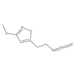 5-(2-Azidoethyl)-3-methoxy-1,2-oxazole Structure