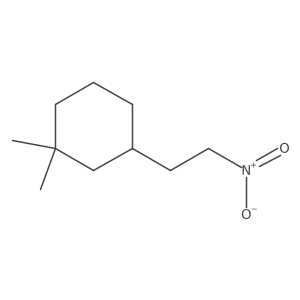 1,1-Dimethyl-3-(2-nitroethyl)cyclohexane Structure