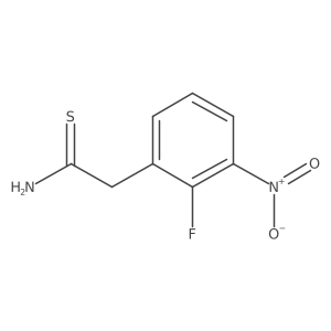 2-(2-Fluoro-3-nitrophenyl)ethanethioamide结构式