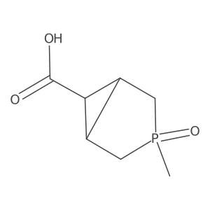 3-Methyl-3-oxo-3lambda5-phosphabicyclo[3.1.0]hexane-6-carboxylic acid结构式