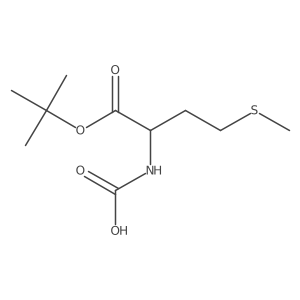 [(2S)-1-(tert-butoxy)-4-(methylsulfanyl)-1-oxobutan-2-yl]carbamic acid结构式