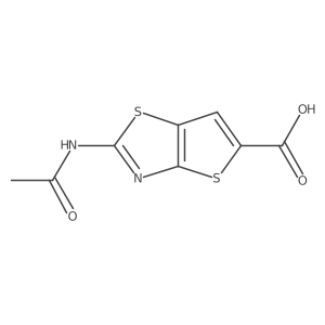 2-Acetamidothieno[2,3-d][1,3]thiazole-5-carboxylic acid Structure