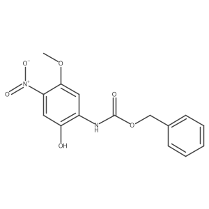 benzyl N-(2-hydroxy-5-methoxy-4-nitrophenyl)carbamate Structure